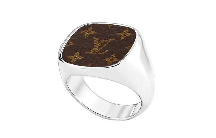 LOUIS VUITTON MONOGRAM LOCK SIGNET Rings Men