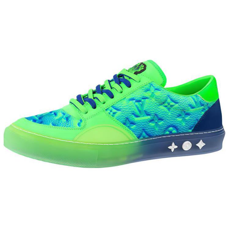 LOUIS VUITTON Ollie Richelieu Green