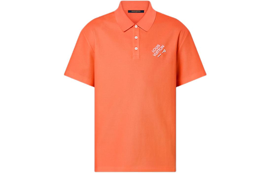 LOUIS VUITTON Polo Shirt Men's Orange
