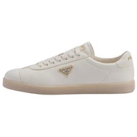 PRADA Triangle-logo Leather Sneakers