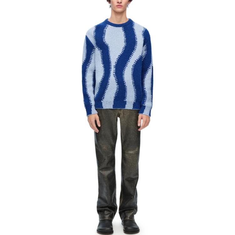 LOEWE SS24 Sweater Men's Light Blue