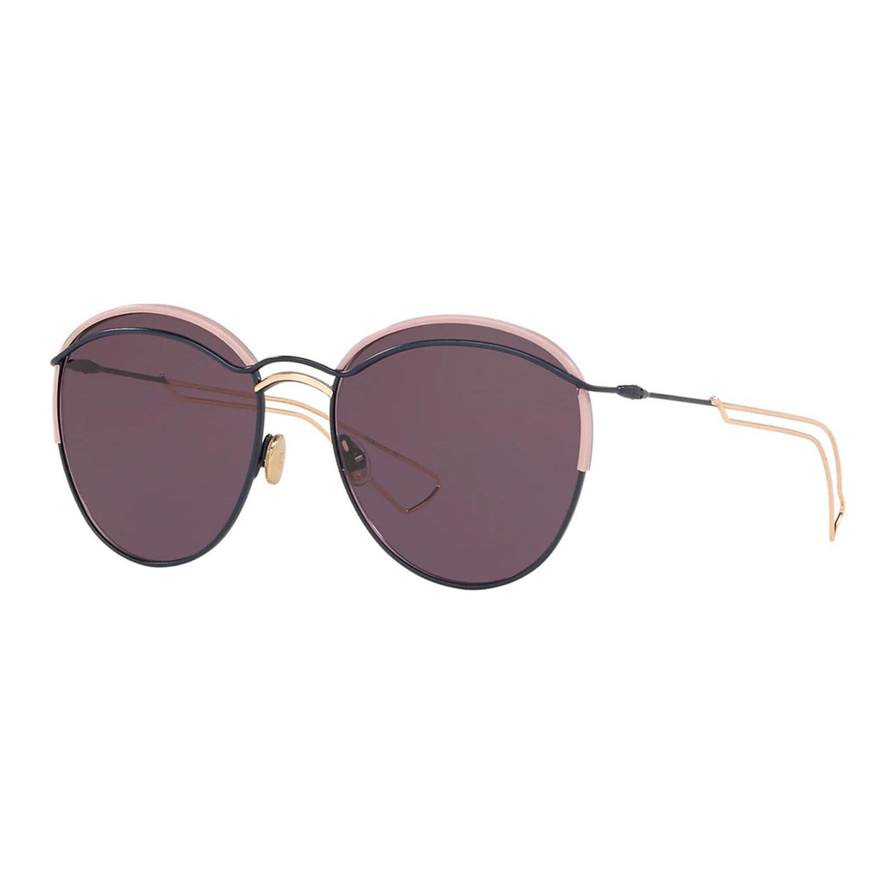 DIOR Plastic Metal Aviator Sunglasses Women's Purple
