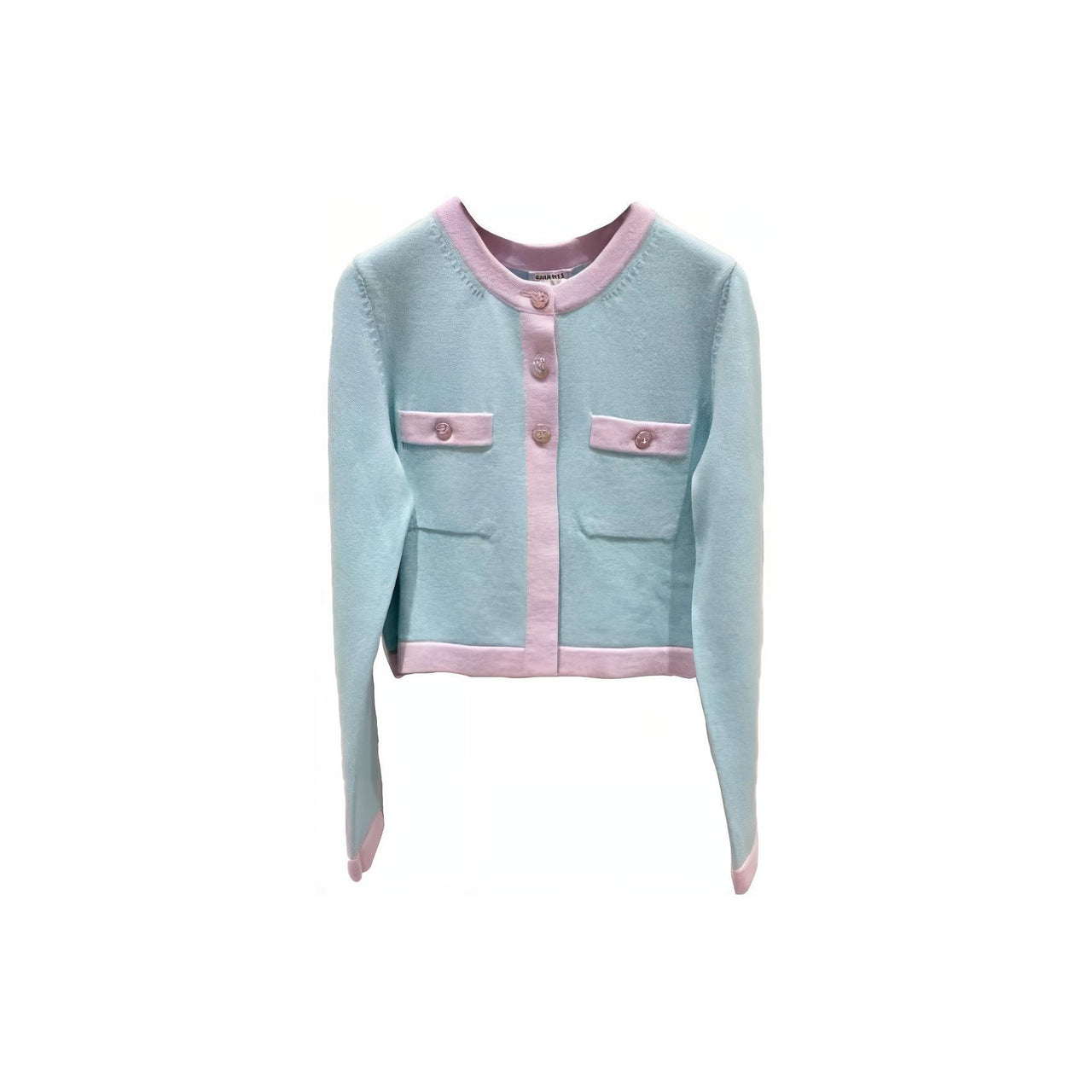 CHANEL SS24 24C Knitwear Women's Blue Pink