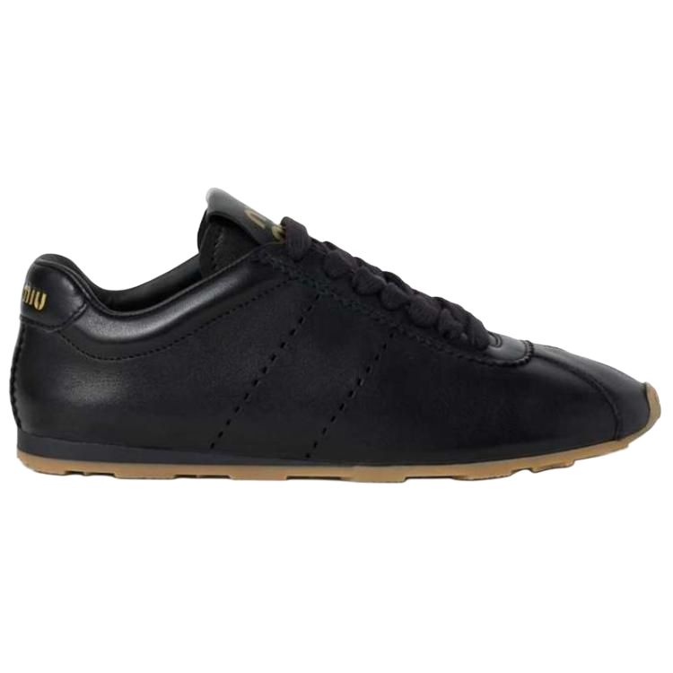 MIU MIU Plume Low Top Casual Shoes Women's Black