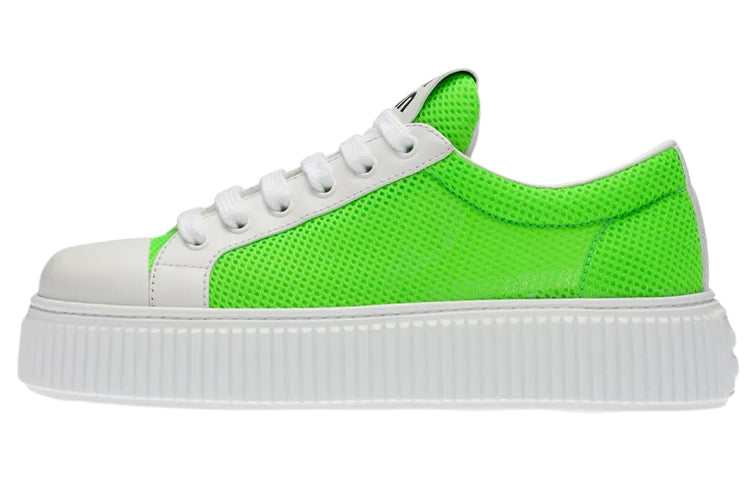 MIU MIU Low Top Skateboard Shoes Women's Green