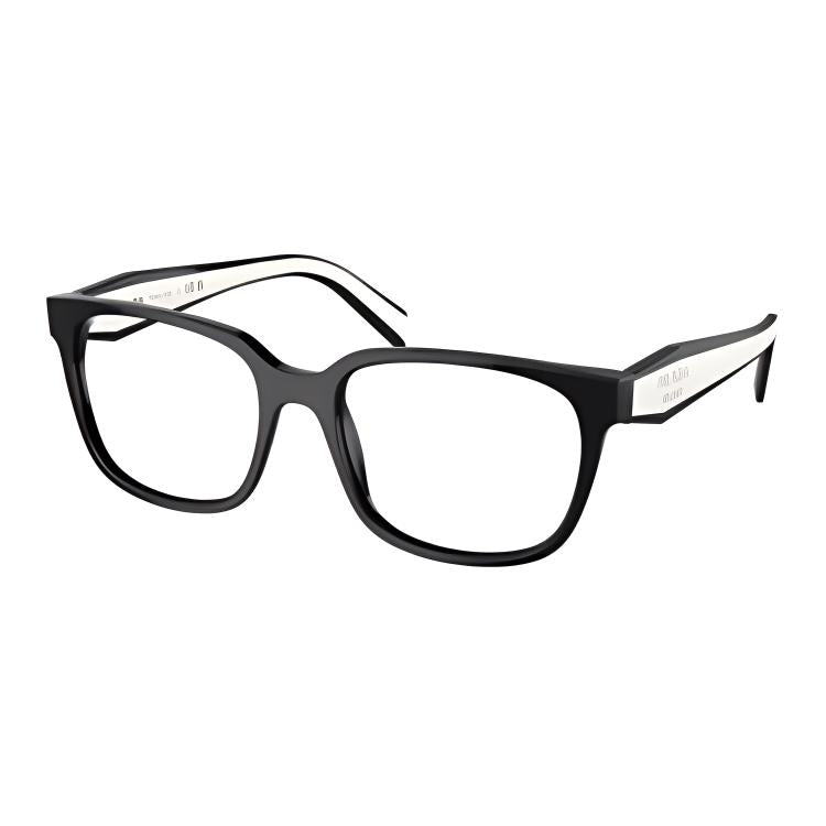 PRADA Rectangular Eyeglass Frames Women's Black