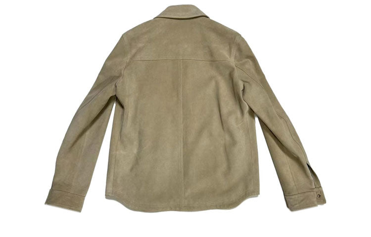DIOR FW23 Leather Jacket Men's Camel