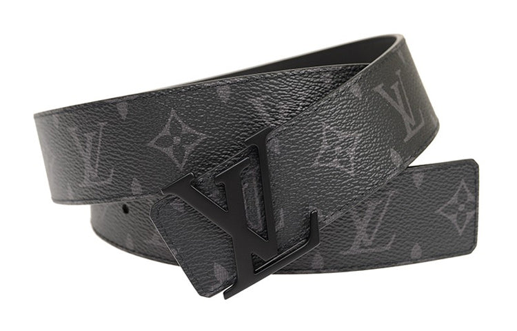 LOUIS VUITTON Lv Initiales 40mm Matte Black Belt