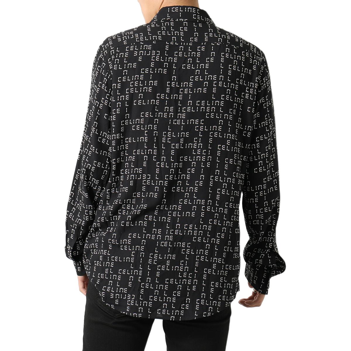 CELINE New Men'S Collection Boy Doll Shirt Men's Black