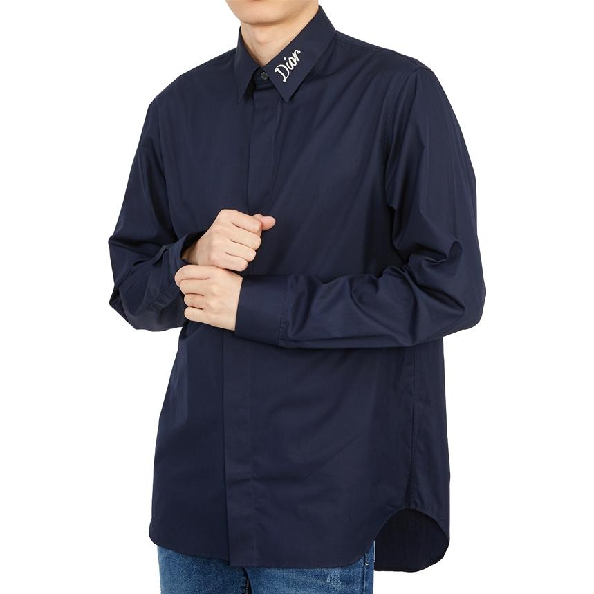 DIOR SS23 Shirt Men's Dark Blue