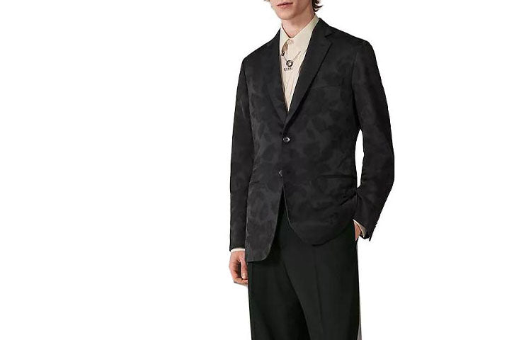 HERMES SS23 Business Suits Coats Men's Black