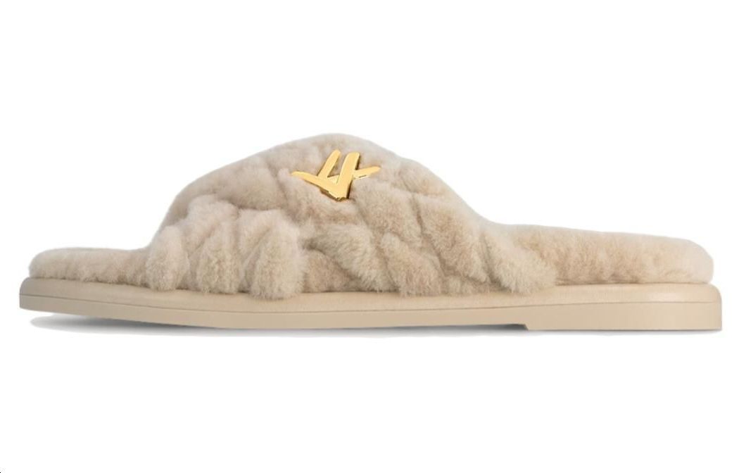 LOUIS VUITTON Bliss Slide Slippers Women's Beige