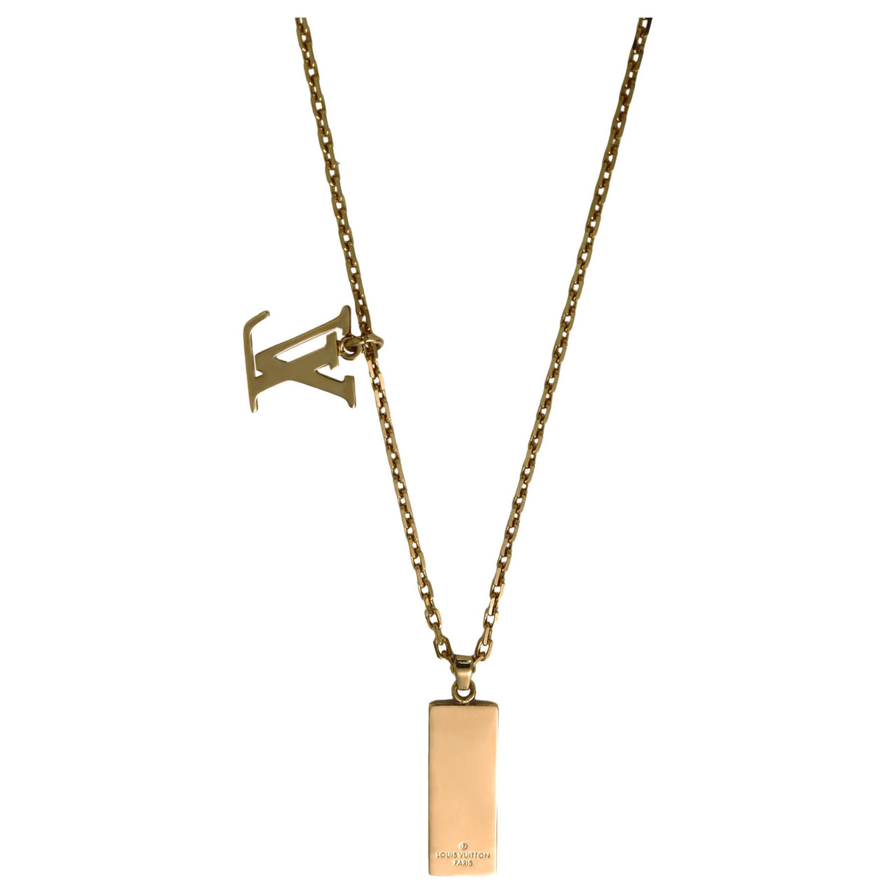 LOUIS VUITTON Metal Necklaces Unisex Rose Gold