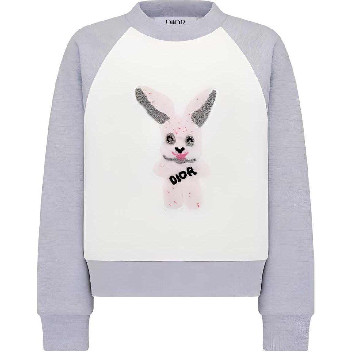 DIOR Sweatshirt Kids' Apparel SS23 Girls Gray Kids'