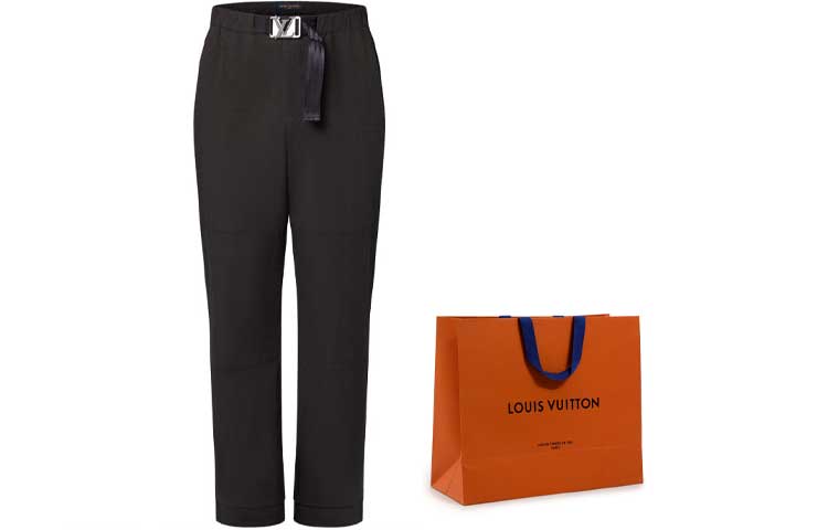 LOUIS VUITTON Lv Buckle Technical Trackpants