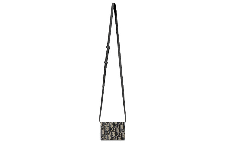 DIOR Canvas Bag, Crossbody Bag, Card Holder, Coin Purse, Crossbody Bag Mini Unisex Denim Blue
