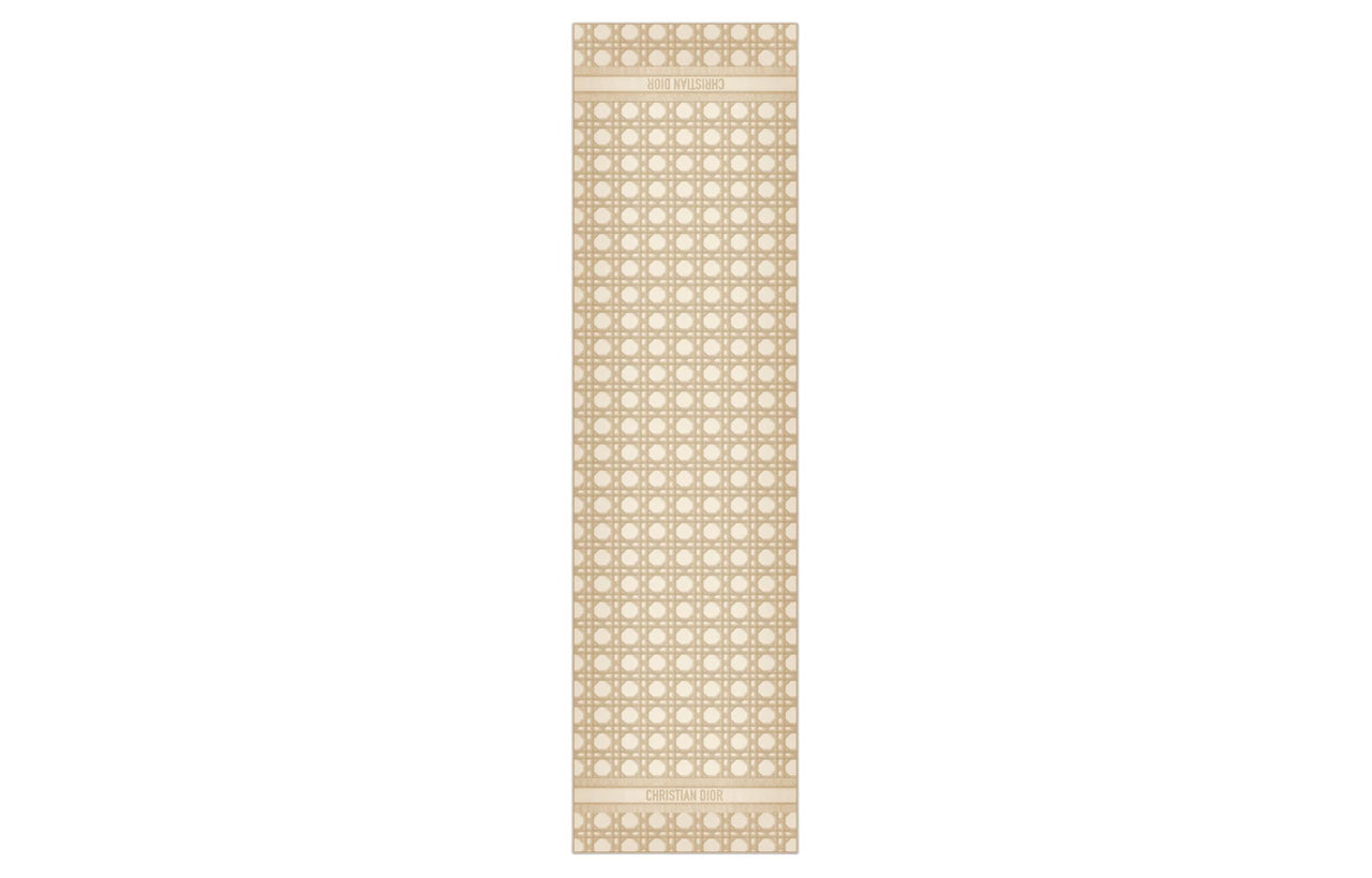 DIOR Silk, Polyamide Shawls Women's Light Yellow