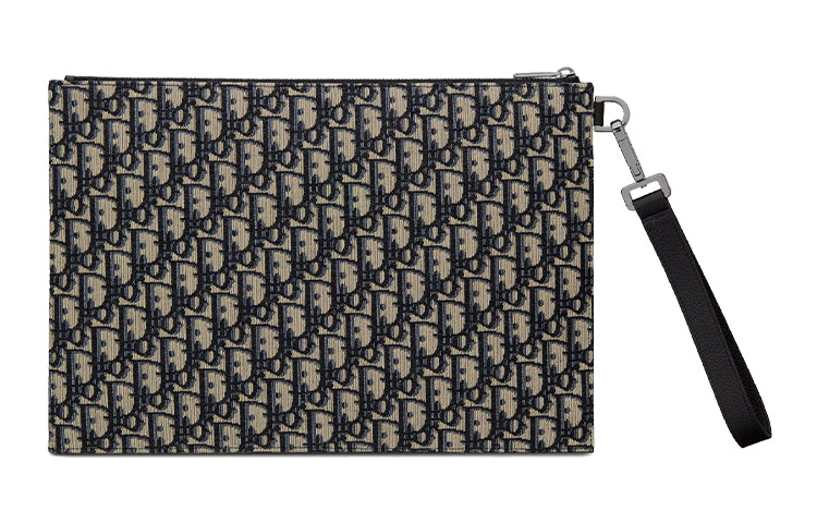 DIOR Cotton Handbag Clutches Regular Men's Black