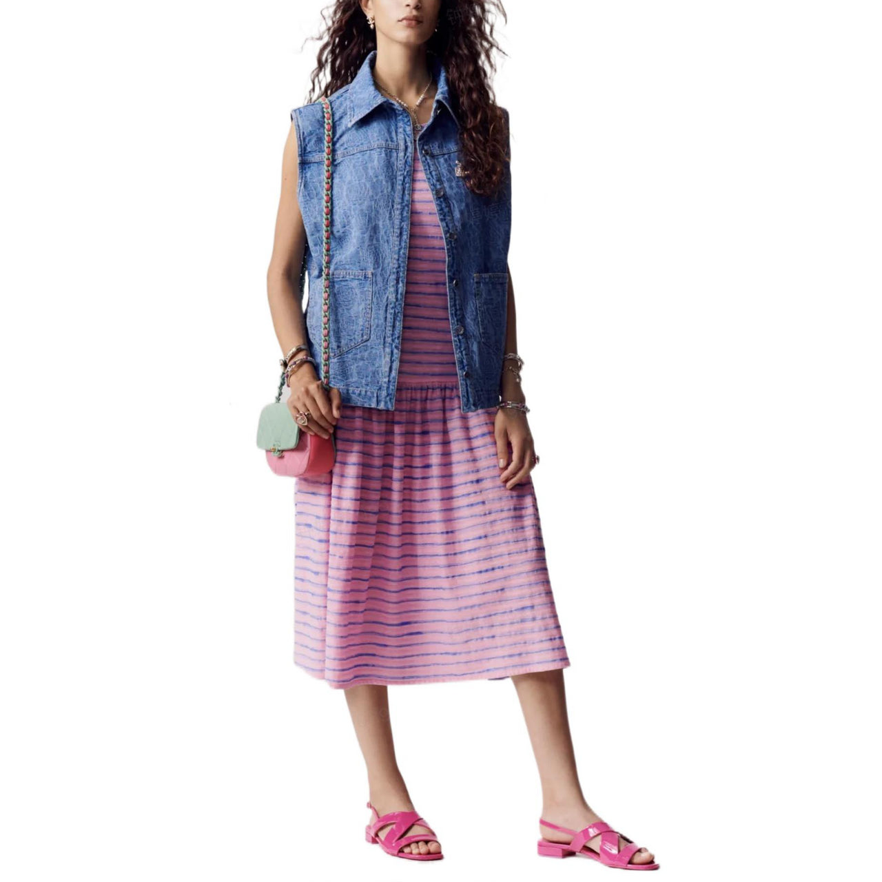 CHANEL 23 Spring And Summer Vest Women's Blue