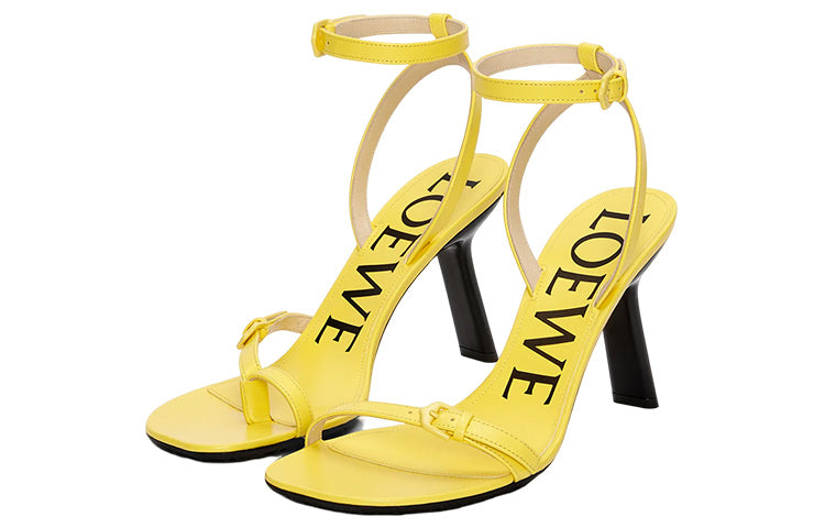 LOEWE One Strap Sandals Women's Yellow