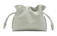 LOEWE Flamenco Nappa Cow Leather Shoulder Bag, Crossbody Bag, Clutch Mini Women's Gray