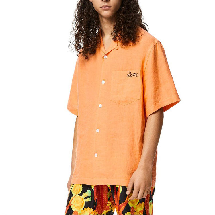 LOEWE Linen Bowling Shirt