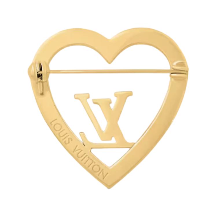 LOUIS VUITTON My Lv Love Brooch