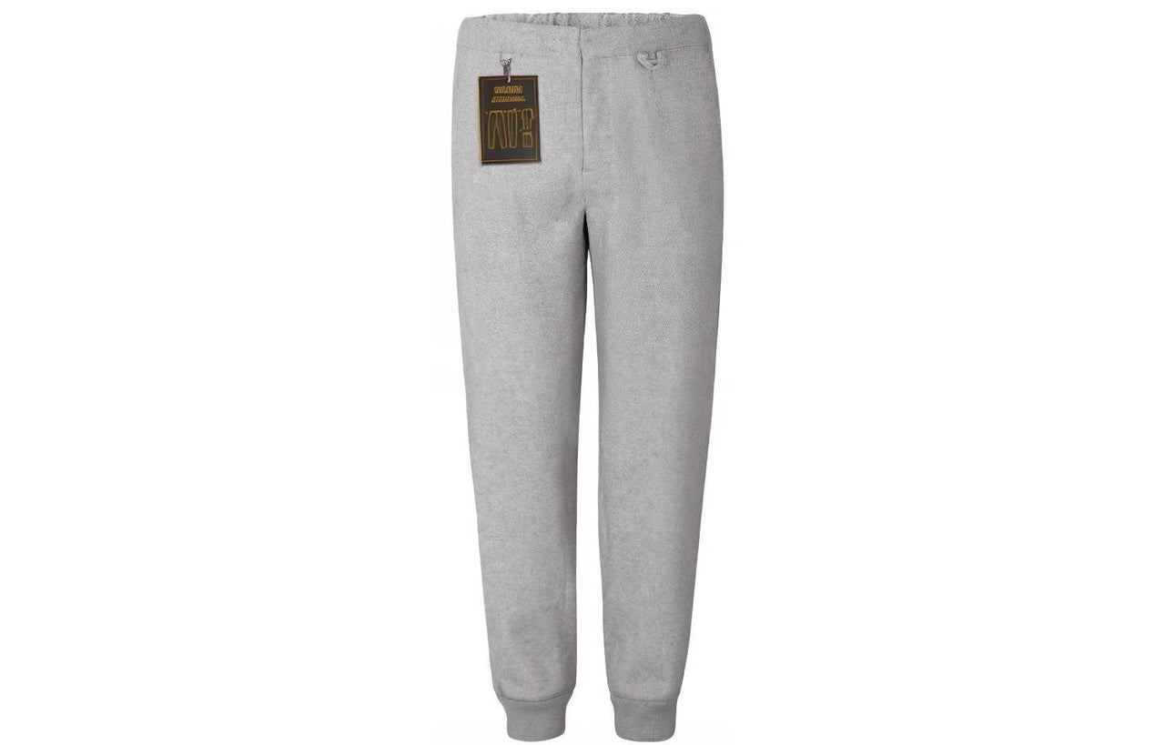 LOUIS VUITTON New Quarterly Products Of LV Knitted Sweatpants Men Gray
