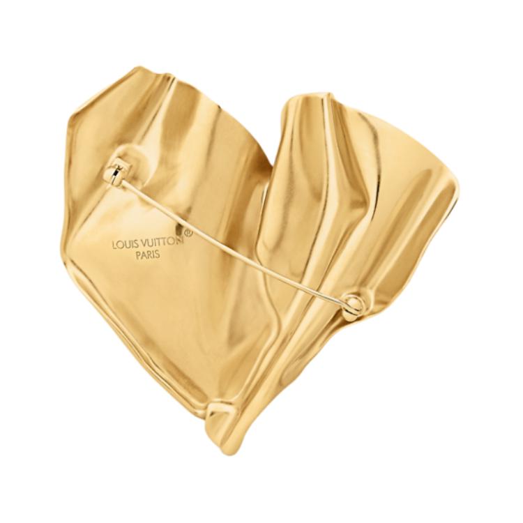 LOUIS VUITTON Lv Sculptural Brooch