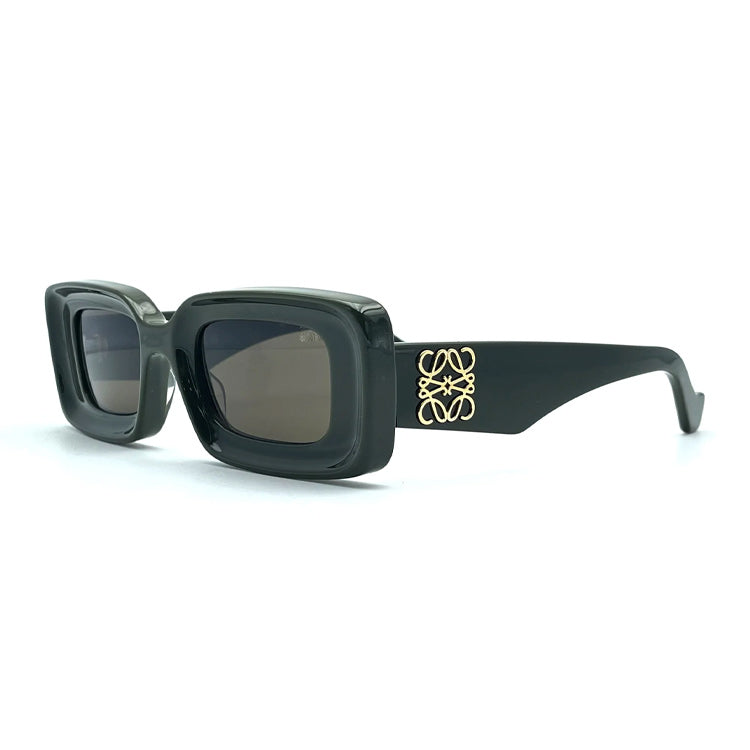 LOEWE Acetate Rectangular Sunglasses Women's Dark Green