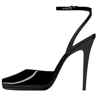 SAINT LAURENT Strap Sandals 11cm Women's Black