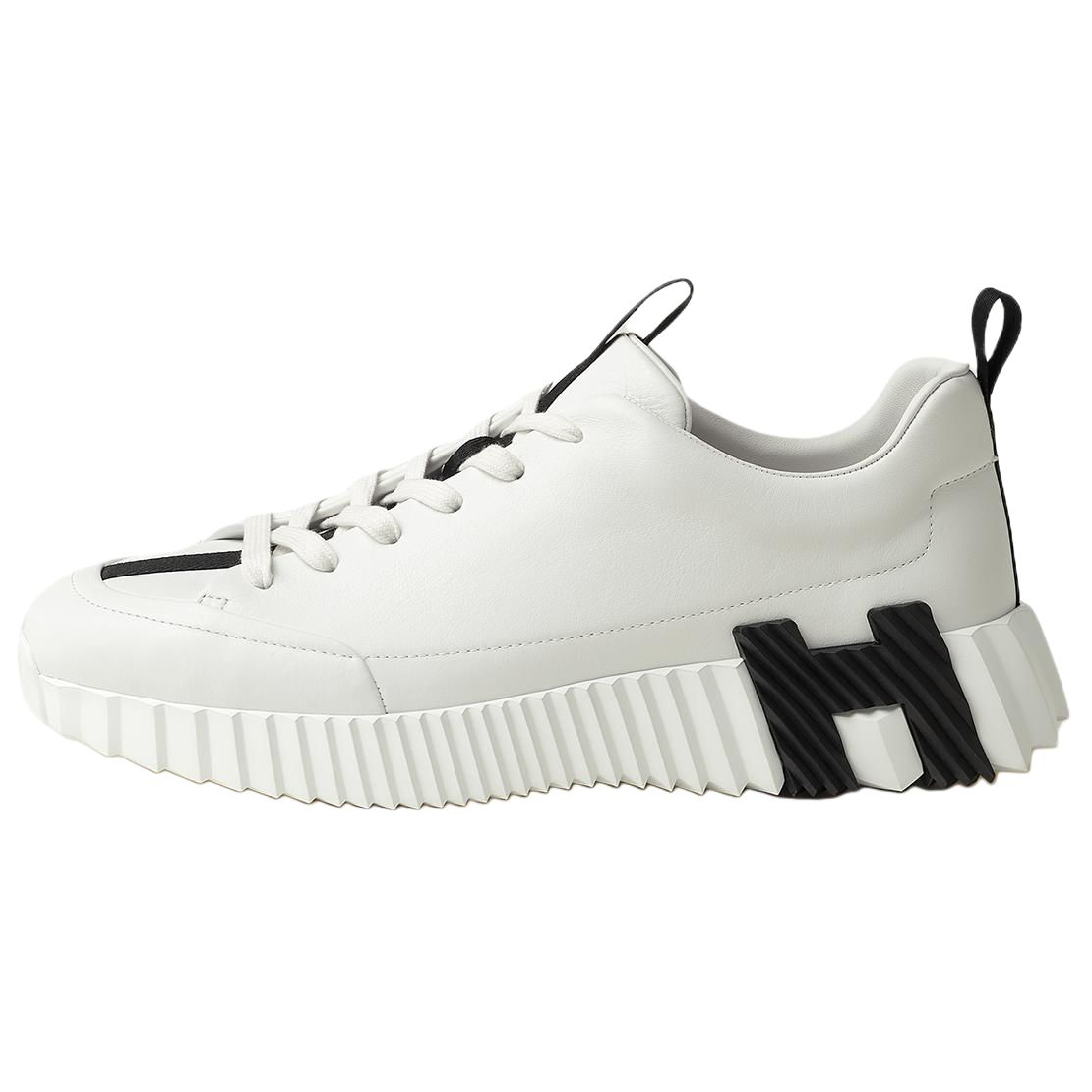 HERMES Low-Top Casual Shoes Men's White