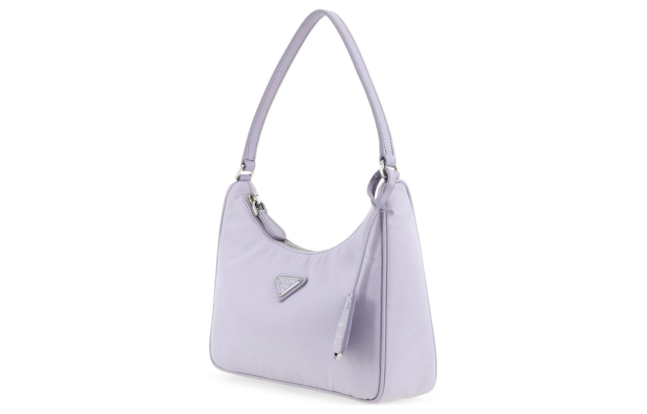 PRADA Re-Edition Recycled Nylon Handbag Shoulder Bag Crossbody Bag Mini Women's Purple