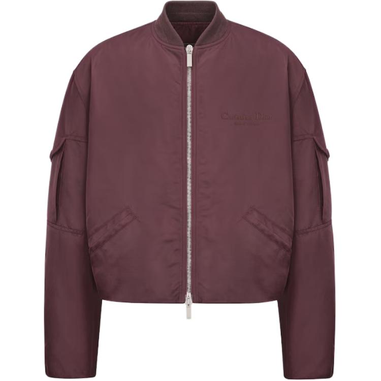 DIOR Jackets Coats Men's Burgundy