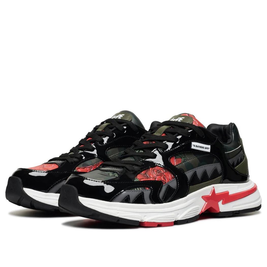 A Bathing Ape x Anti Social Social Club Shark STA M1 'Black Multi' 0ZXSHM191908N