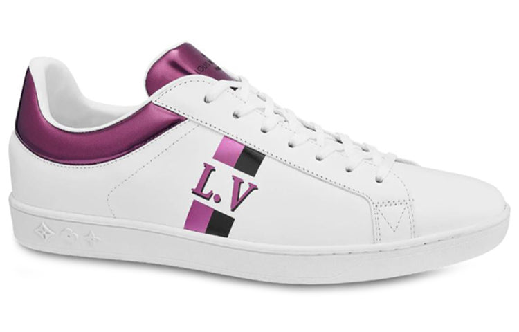 LOUIS VUITTON Luxembourg Sneakers 'White Metallic Pink' 1A5UIA