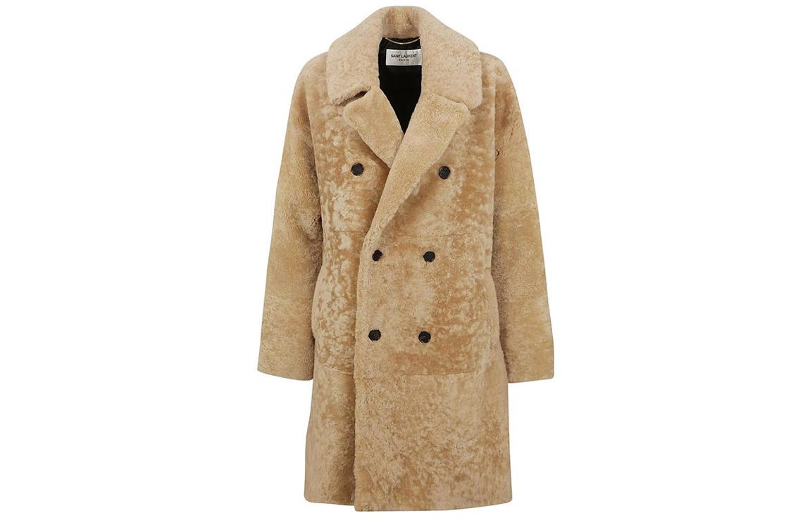 SAINT LAURENT FW21 Coat Women's Camel