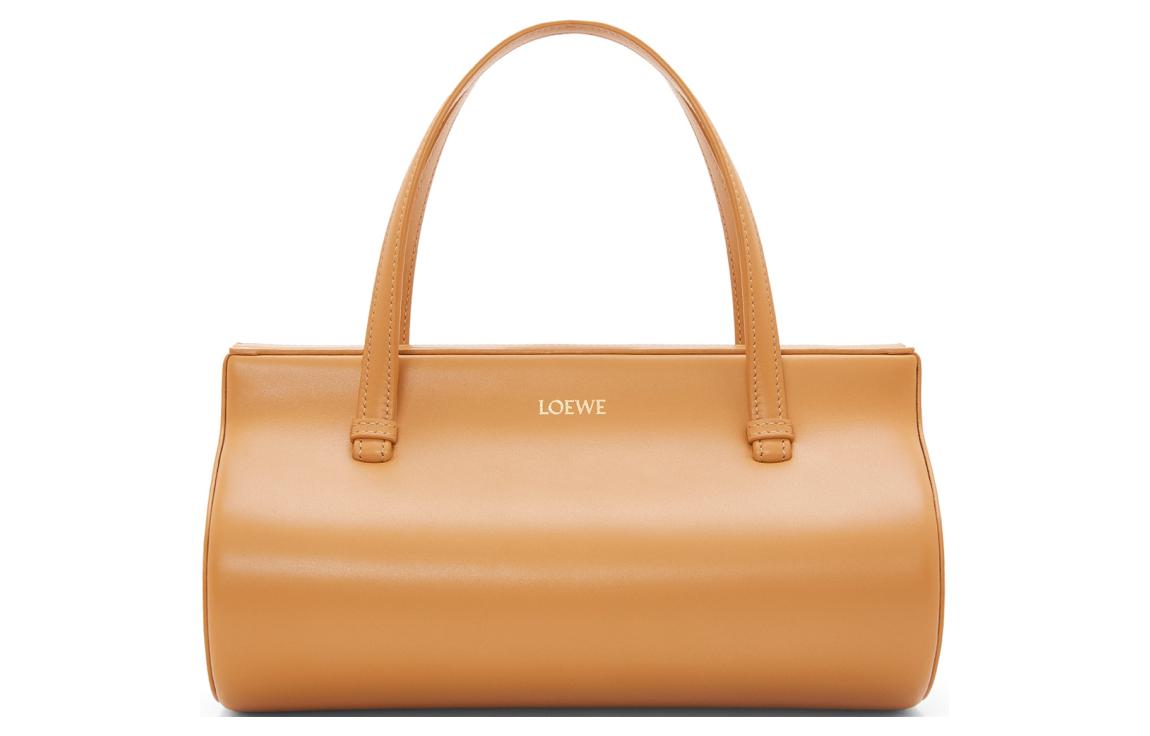 LOEWE Silk Calfskin Shoulder Bag, Crossbody Bag, Handbag Small Size Women's Warm Desert