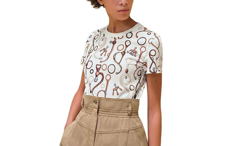 HERMES SS24 T Shirt Women's White