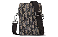 DIOR Canvas Jacquard Canvas Bag, Messenger Bag, Crossbody Bag, Shoulder Bag Men's