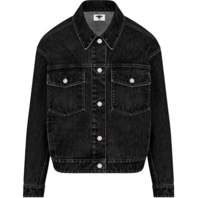 DIOR SS23 Denim Jacket Women's Black