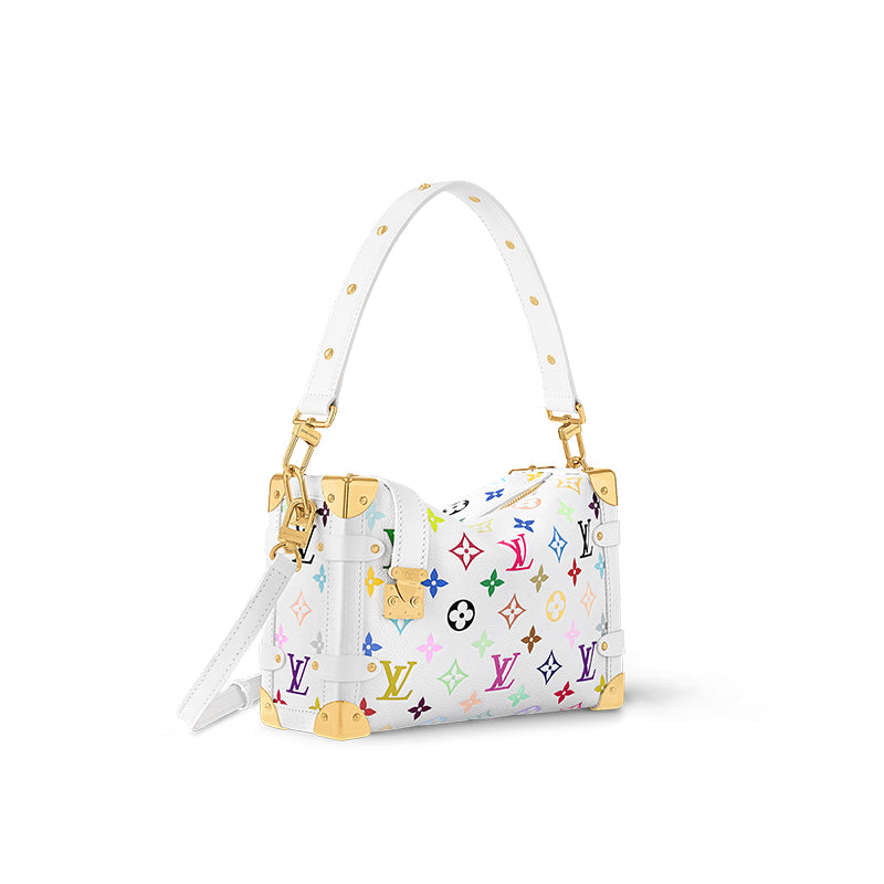 LOUIS VUITTON X Takashi Murakami Side Trunk Mm White Multicolored
