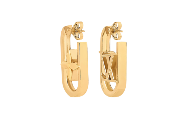 LOUIS VUITTON My Lv Chain Earrings