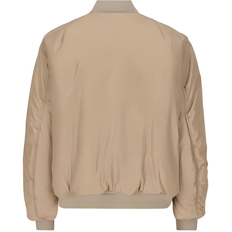 MIU MIU Logo Patch Zipped Bomber Jacket