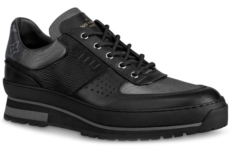 LOUIS VUITTON Harlem Monogram Sneakers 'Black Epi Leather'