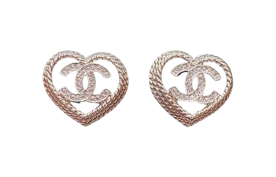 CHANEL Stud Earrings Unisex