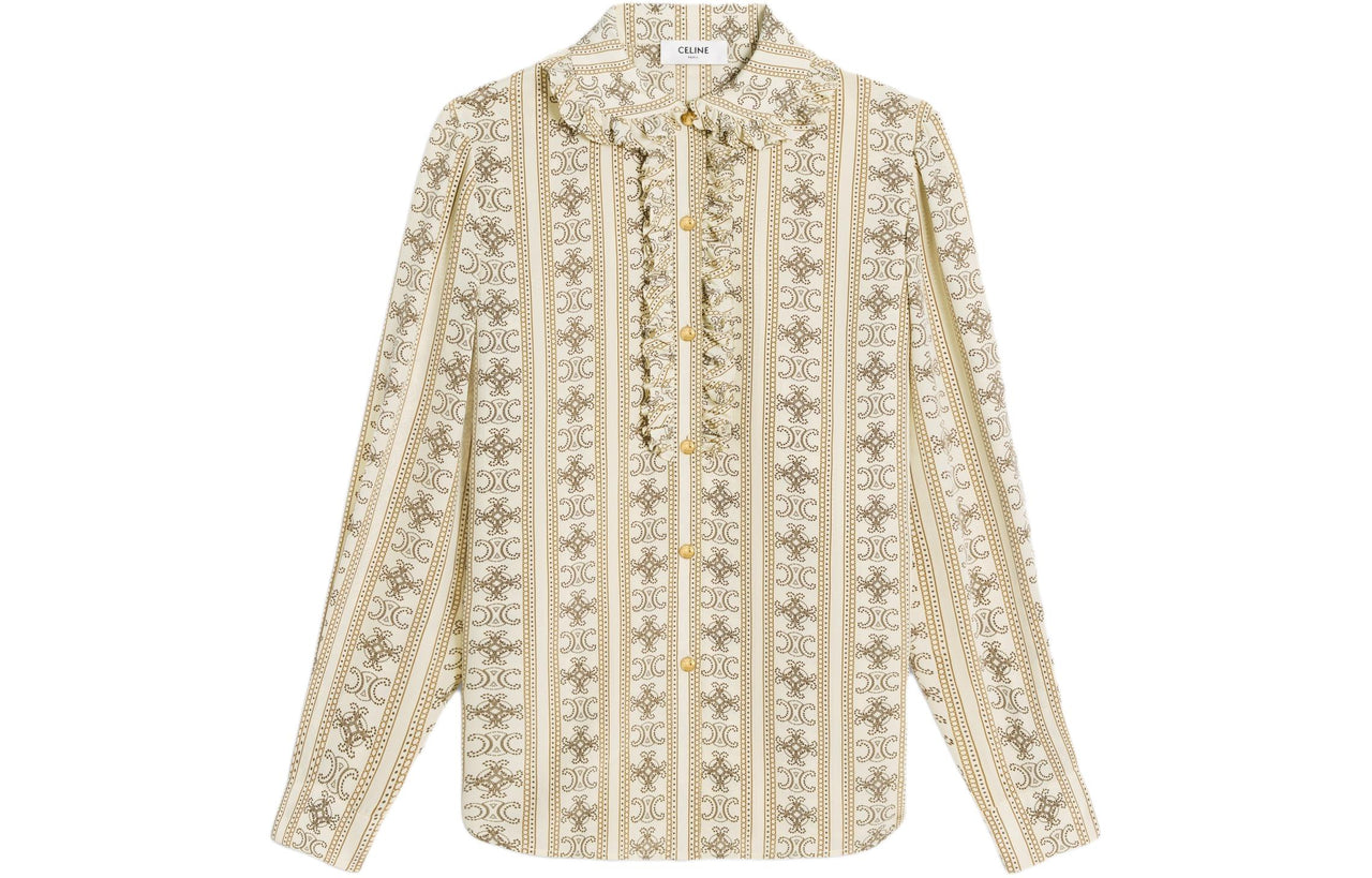 CELINE Shirts Women's Khaki