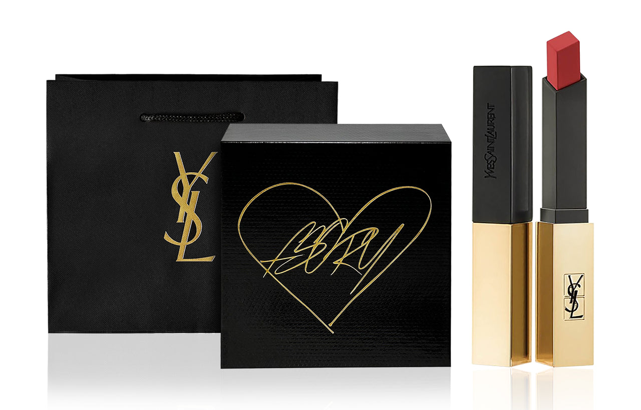SAINT LAURENT Black Gold Box Lipsticks Matte Easy to Blend, Long Lasting, No Transfer, Transfer Proof 618 Low Price
