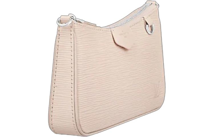 LOUIS VUITTON Epi Leather Silver Chain Crossbody Handbag Shoulder Bag Women's Quartz Color