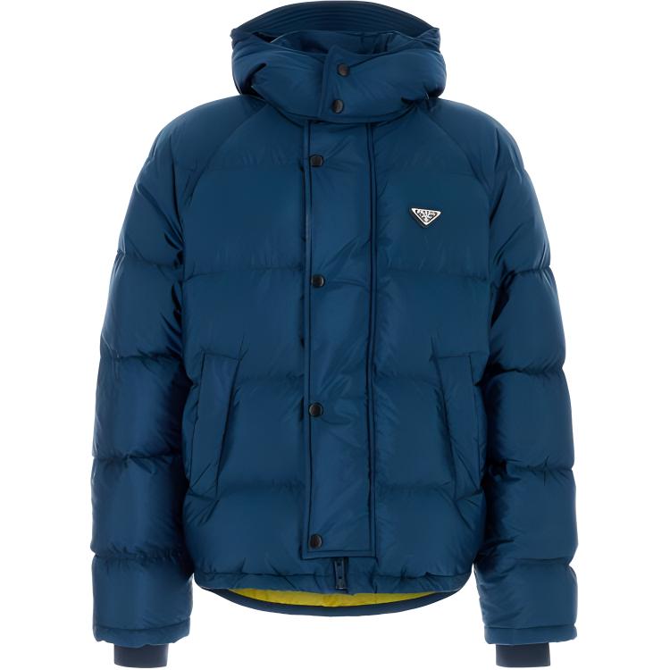 PRADA Triangle Logo Padded Puffer Jacket